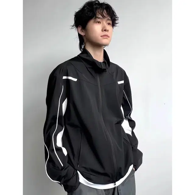 徐百货 美式冰丝外套夏季薄款高级感户外拼接宽松舒适 透气速干凉感防晒服 男女同款