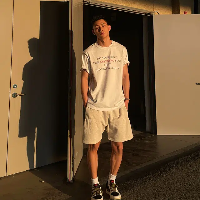 徐百货 美式潮牌简约纯色百搭潮流五分裤夏季透气宽松直筒运动卫裤休闲短裤 男女同款