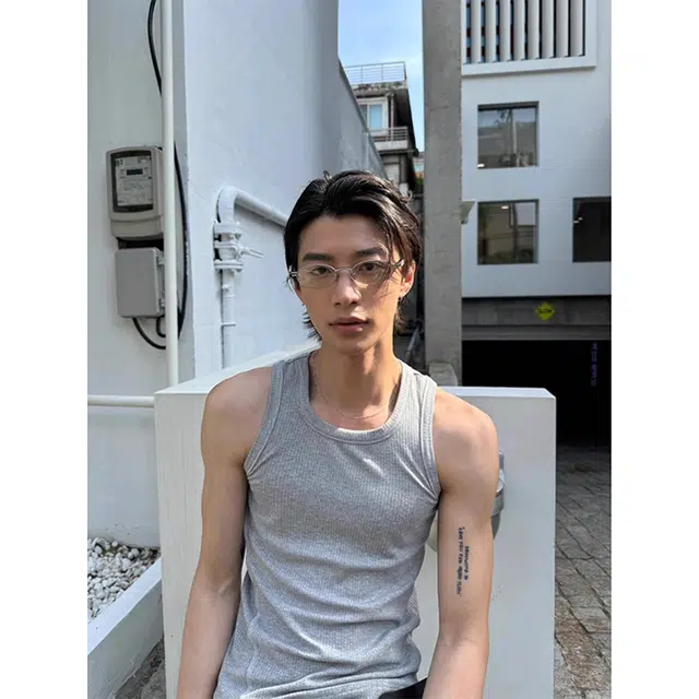徐百货 美式健身打底透气弹力修身上衣无袖背心 男女同款