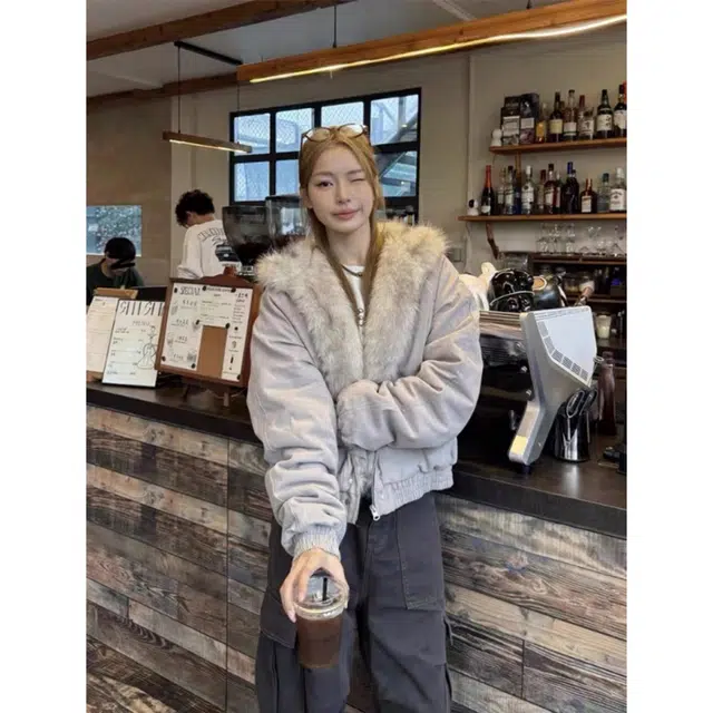 徐百货 美式高街痞帅高级感百搭棉服 男女同款