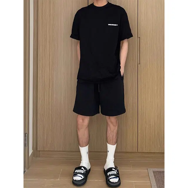 徐百货 美式五分运动裤重磅裤子宽松中裤潮流百搭宽松舒适休闲短裤 男女同款