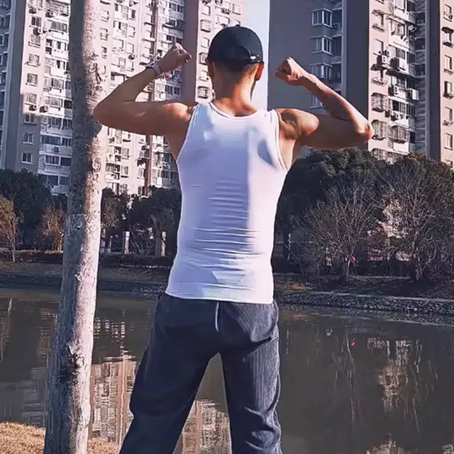 徐百货 运动健身训练弹力背心 男女同款
