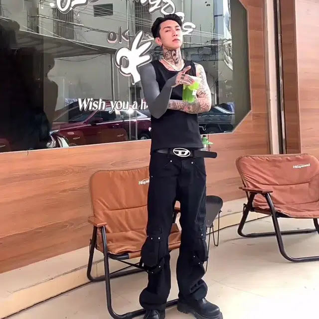 徐百货 跨栏运动汗衫无袖潮牌高级感夏季穿搭美式坎肩重磅打底内搭坎袖背心 男女同款