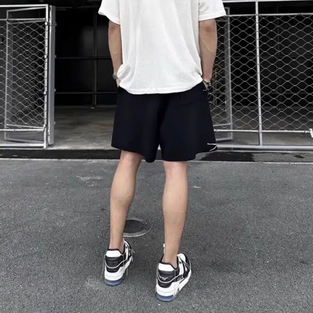 徐百货 美式复古篮球运动裤潮牌健身训练裤子小众宽松五分裤休闲短裤 男女同款