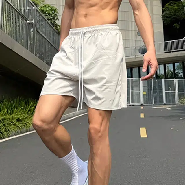 徐百货 美式速干五分裤裤薄款美式运动健身沙滩裤潮流百搭休闲短裤 男女同款