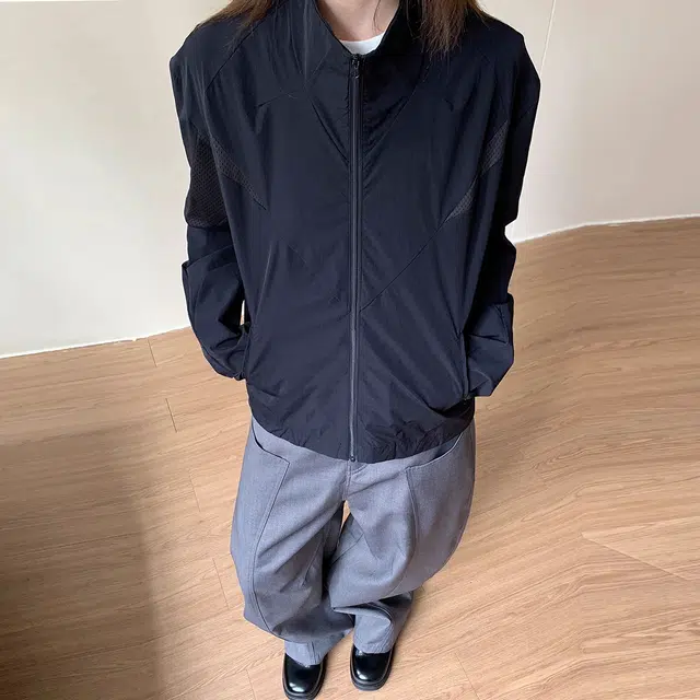 徐百货 美式复古立领潮流百搭宽松舒适防晒服 男女同款