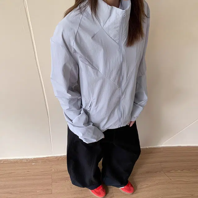 徐百货 美式复古立领潮流百搭宽松舒适防晒服 男女同款