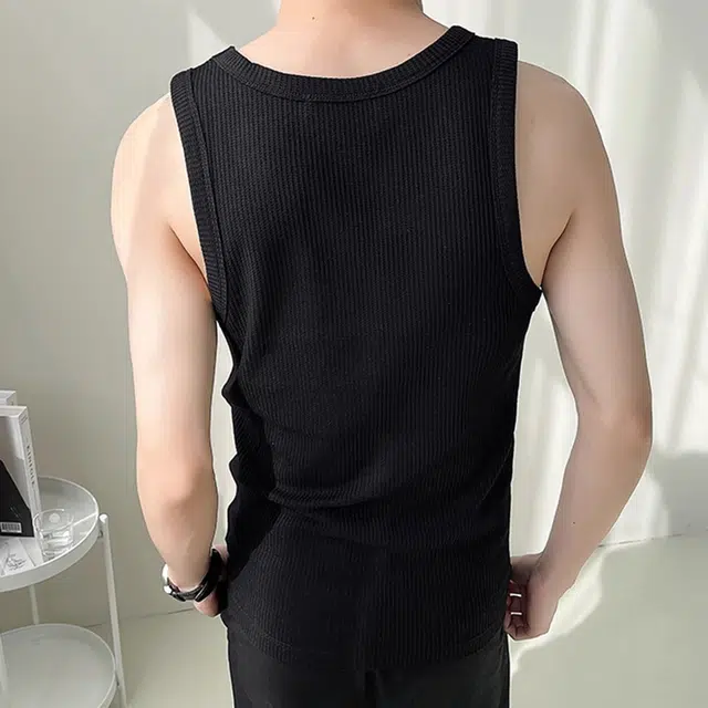 徐百货 美式无袖夏季重磅运动健身内搭上衣潮流百搭背心 男女同款