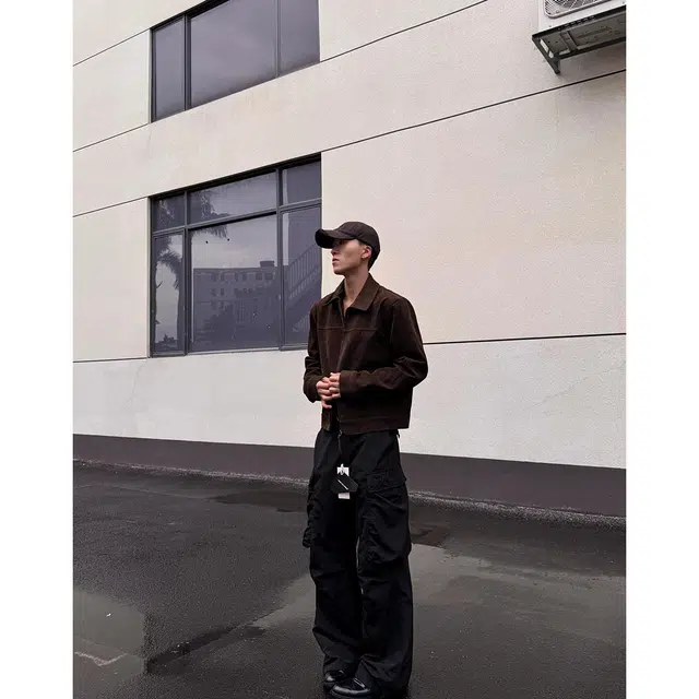 徐百货 美拉德麂皮绒巴恩风外套男春秋季美式复古翻领上衣高级感哈灵顿夹克 男女同款