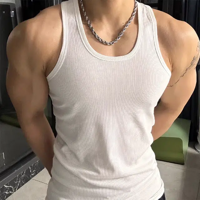 徐百货 穿搭美式潮牌百搭健身海边度假吸汗无袖背心 男女同款