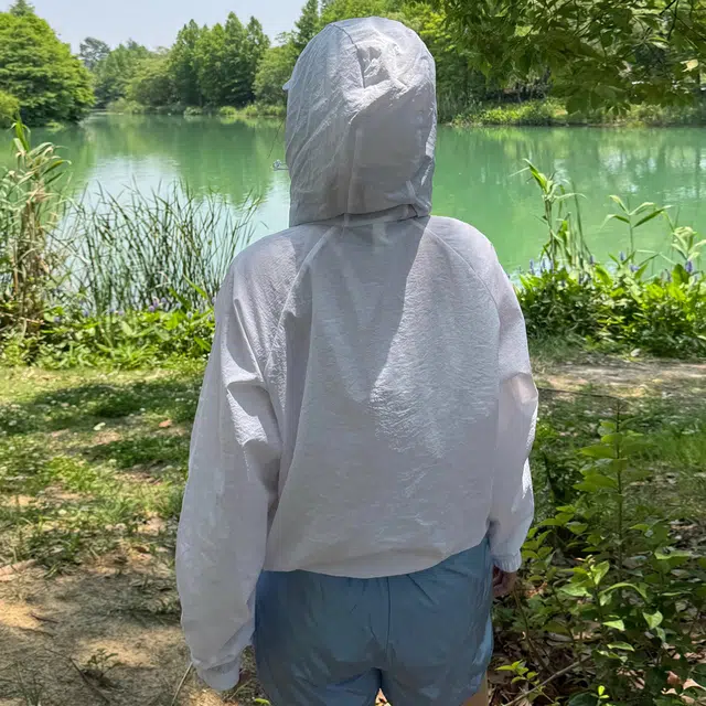 徐百货 多巴胺粉色轻量薄款防晒衣夏季冰丝速干连帽外套旅游户外骑行运动穿搭防晒服 男女同款