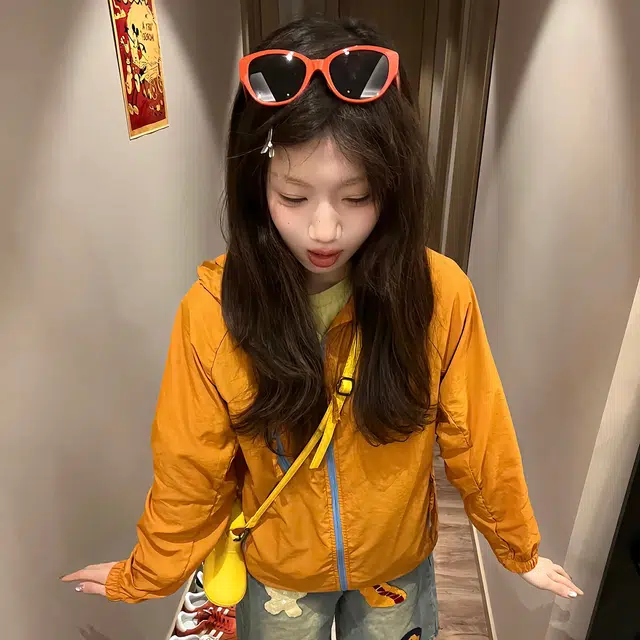 徐百货 夏季户外透气宽松防紫外线多巴胺配色轻薄上衣冰丝高级感百搭防晒服 男女同款