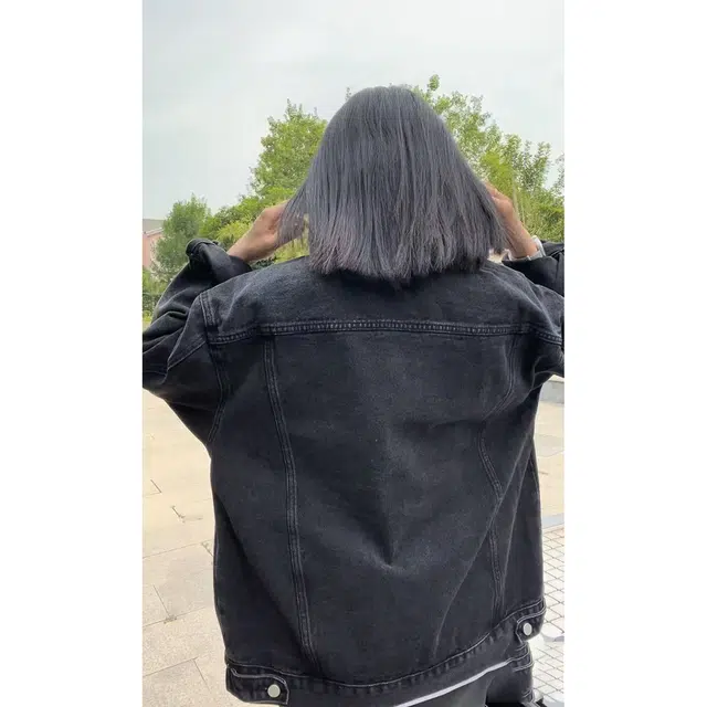 徐百货 美式潮牌水洗做旧春秋季帅气宽松复古上衣潮流百搭牛仔外套 男女同款