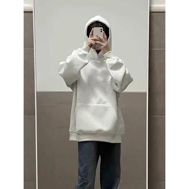 徐百货  美式重磅金属标连帽卫衣高街痞帅设计感潮牌加绒上衣宽松舒适潮流百搭棒球服 男女同款