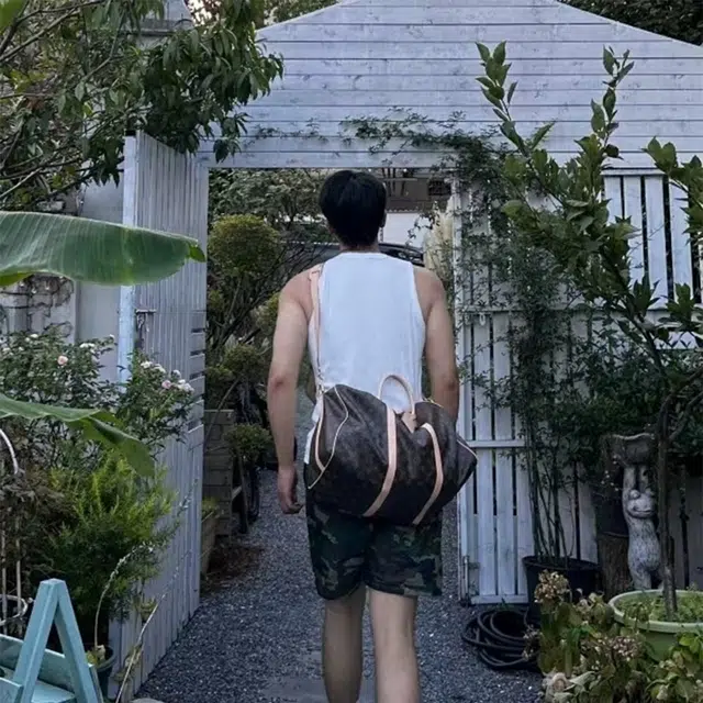 徐百货 美式重磅螺纹工字百搭无袖复古运动健身跨栏汗衫背心 男女同款