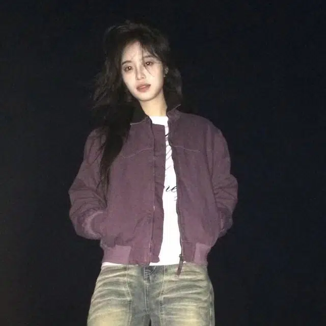 徐百货 美式复古做旧硬挺设计感工装春秋季高街潮流宽松百搭夹克外套 男女同款