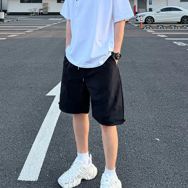 徐百货 美式潮牌大口袋城市户外夏季冰丝宽松透气高级感五分裤中裤休闲短裤 男女同款