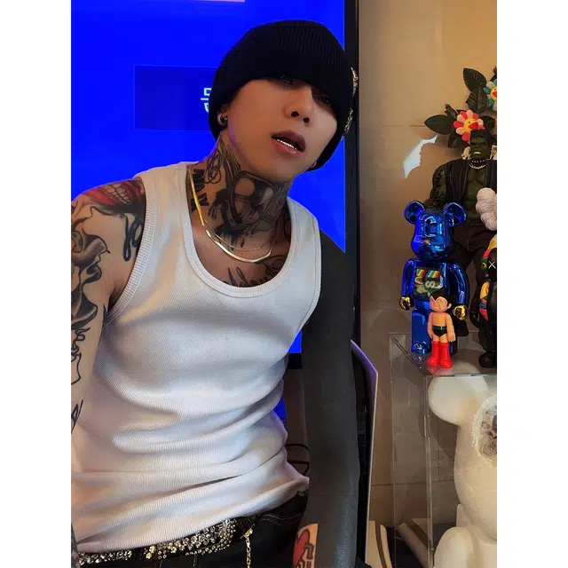 徐百货 跨栏运动汗衫无袖潮牌高级感夏季穿搭美式坎肩重磅打底内搭坎袖背心 男女同款