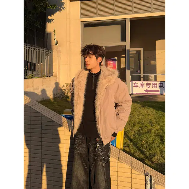 徐百货 美式高街痞帅高级感百搭棉服 男女同款