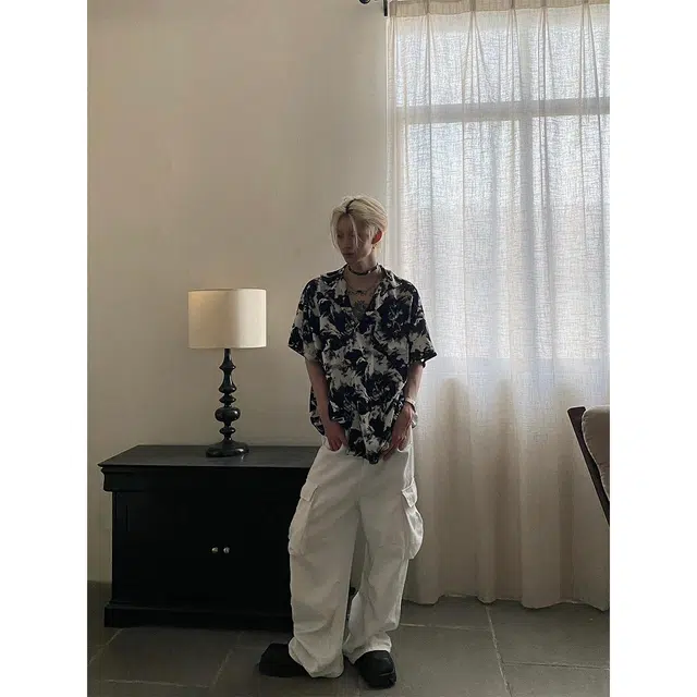 徐百货 度假风古巴领上衣海边穿搭夏季薄款高级感衬衣垂坠感抗皱短袖衬衫 男女同款