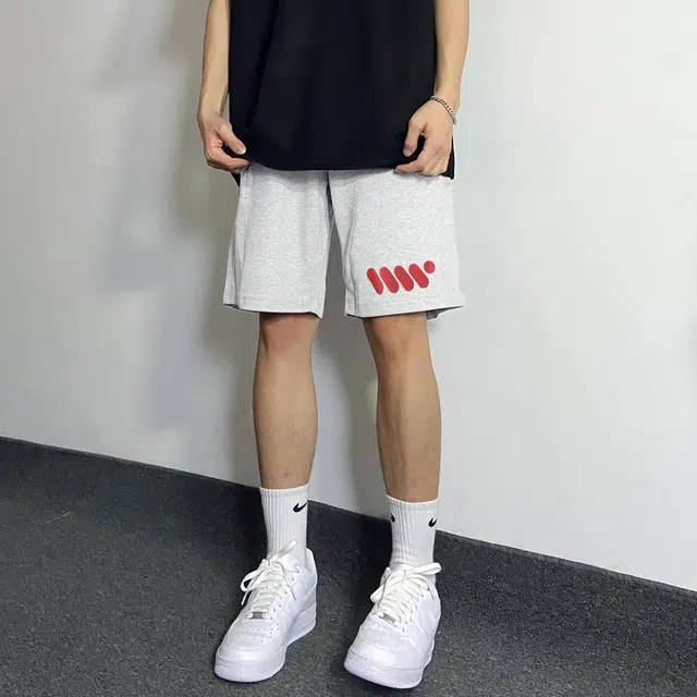 徐百货 美式运动透气夏季潮牌重磅裤子外穿高级感篮球训练四分裤休闲短裤 男女同款