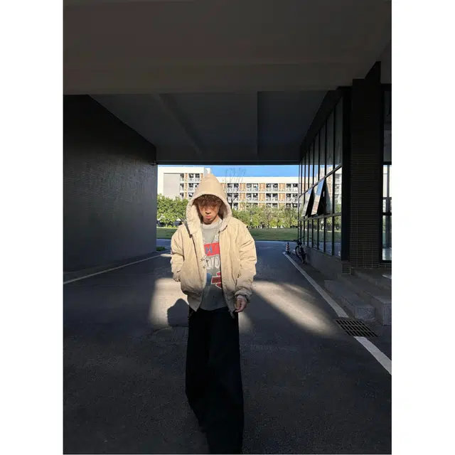 徐百货 美式高街痞帅高级感百搭棉服 男女同款