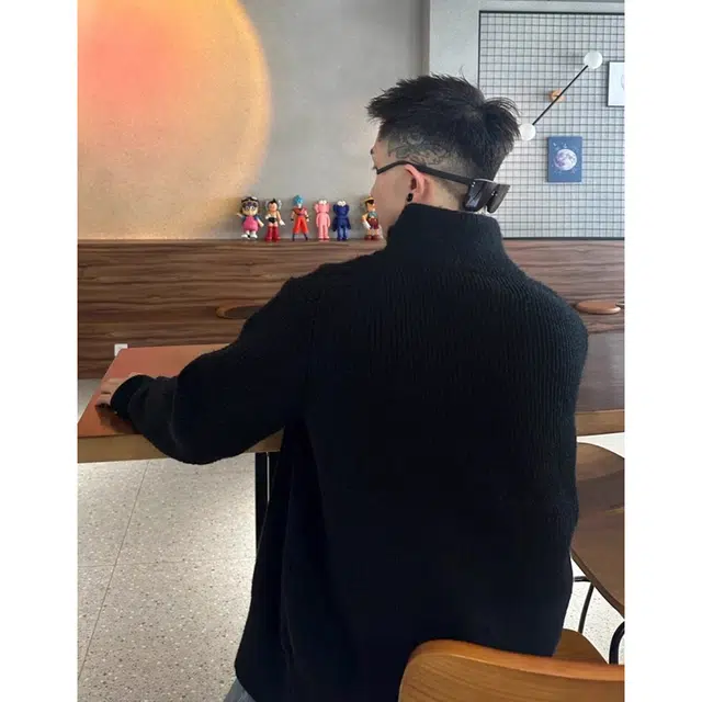 徐百货 美式立领开衫氛围感穿搭松弛感上衣复古卫衣外套潮流百搭宽松舒适毛衣 男女同款