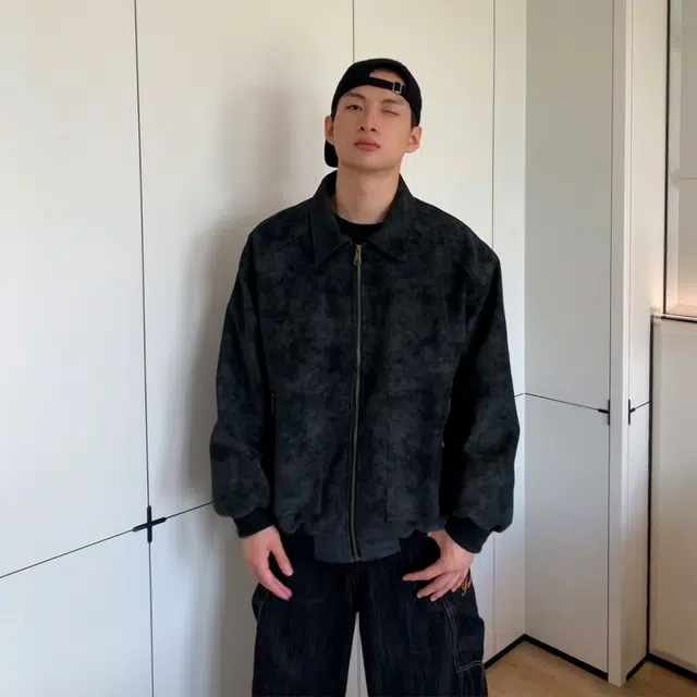 徐百货  扎染美式高街春秋季潮牌休闲百搭情侣日常通勤潮流重磅宽松外套衣服棒球服 男女同款