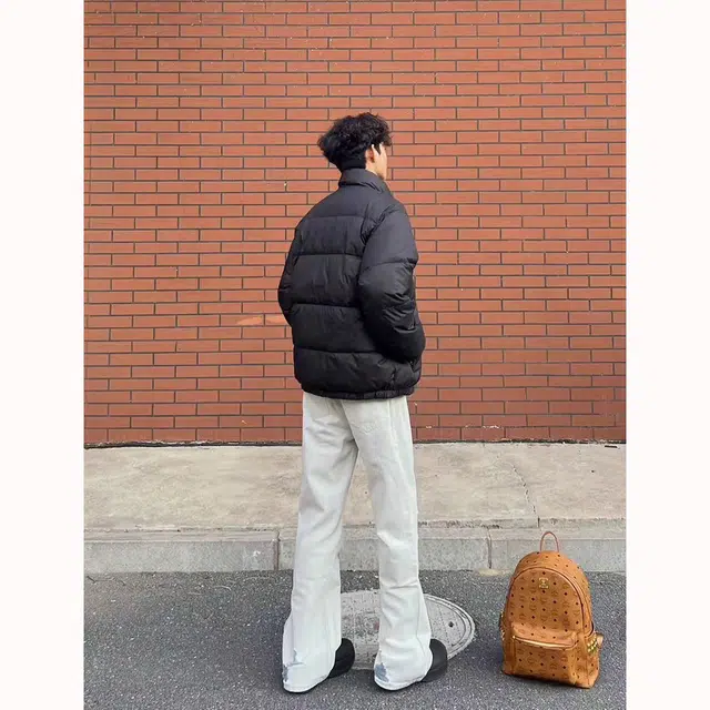 徐百货 美式复古休闲裤显瘦微喇破洞直筒长裤潮流百搭宽松舒适牛仔裤 男女同款