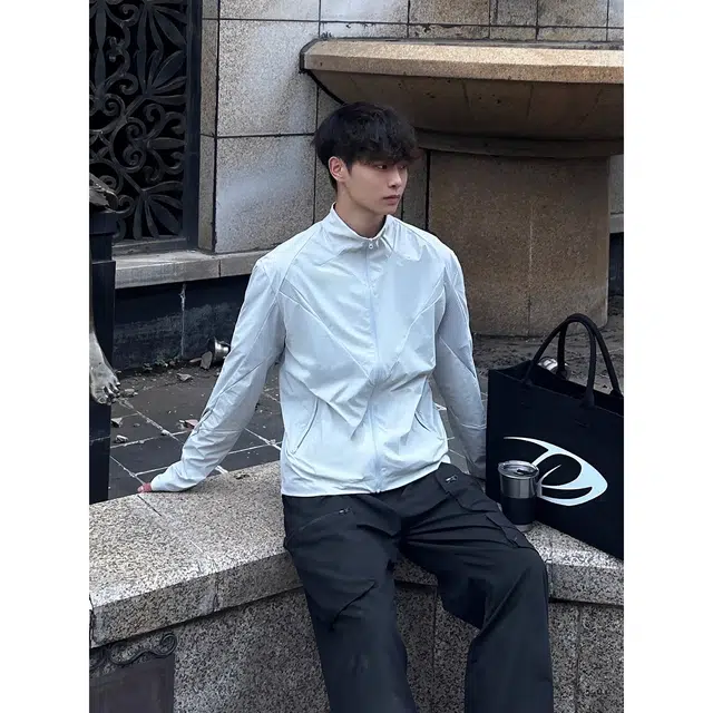 徐百货 薄款透气网眼立领运动速干骑行防晒服 男女同款