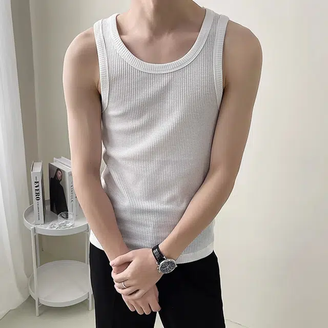 徐百货 美式无袖夏季重磅运动健身内搭上衣潮流百搭背心 男女同款
