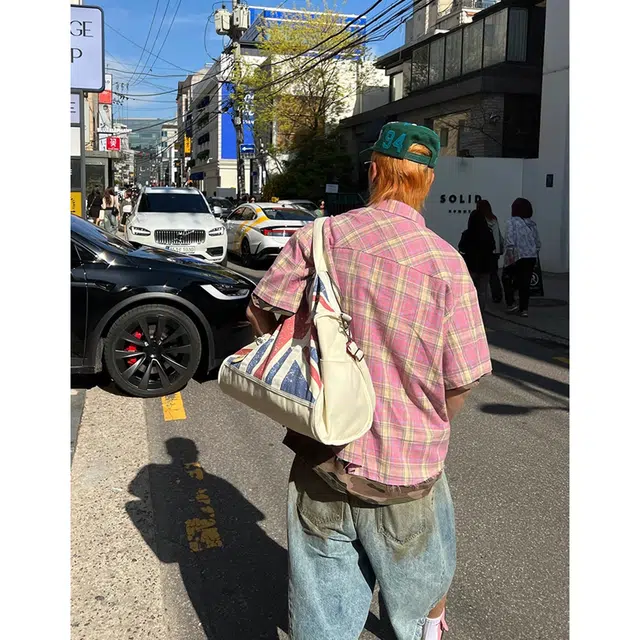 徐百货 复古宽松休闲短袖衬衫 男女同款
