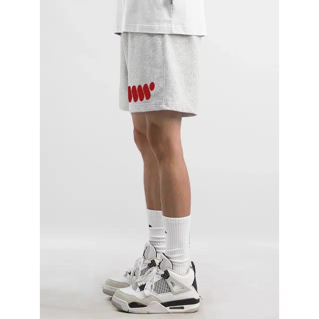 徐百货 运动裤子薄款潮牌痞帅炸街美式高街直筒中裤休闲五分裤工装短裤 男女同款