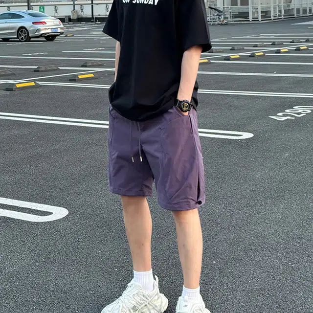 徐百货 美式潮牌大口袋城市户外夏季冰丝宽松透气高级感五分裤中裤休闲短裤 男女同款