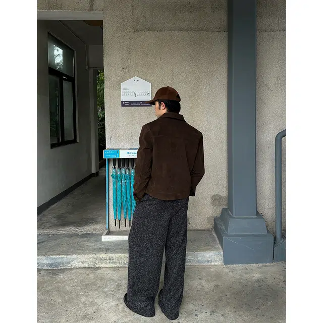 徐百货 美拉德麂皮绒巴恩风外套男春秋季美式复古翻领上衣高级感哈灵顿夹克 男女同款