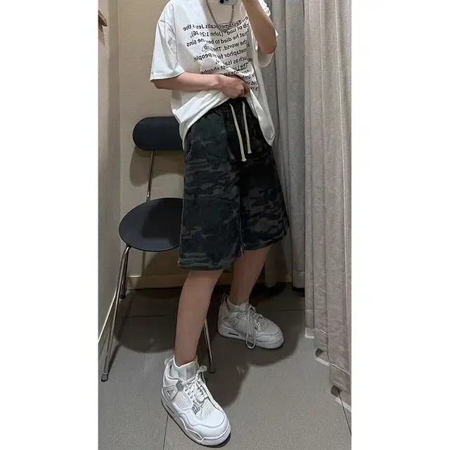 徐百货 美式潮牌透气宽松五分裤工装短裤 男女同款