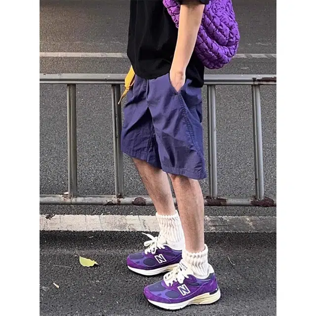 徐百货 美式潮牌运动健身速干夏季户外高级感沙滩裤子机能四五分裤休闲短裤 男女同款