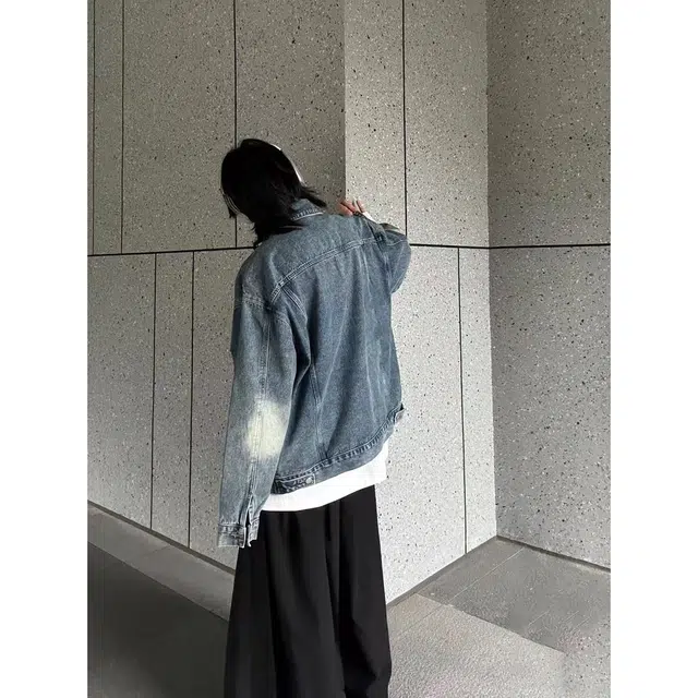 徐百货 美式复古水洗短款潮牌宽松春秋设计感夹克百搭上衣潮流牛仔外套 男女同款