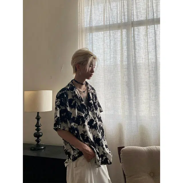 徐百货 度假风古巴领上衣海边穿搭夏季薄款高级感衬衣垂坠感抗皱短袖衬衫 男女同款