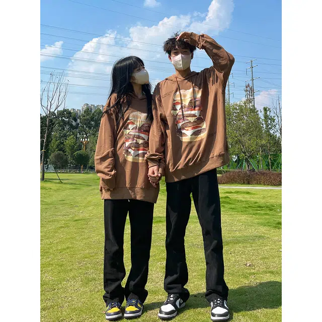 徐百货 美式潮流潮牌基础直筒裤休闲裤子宽松舒适牛仔裤 男女同款