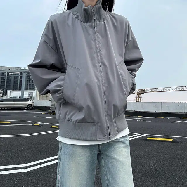 悍戈 美式复古短款立领痞帅高级感飞行员风外套夹克 男女同款