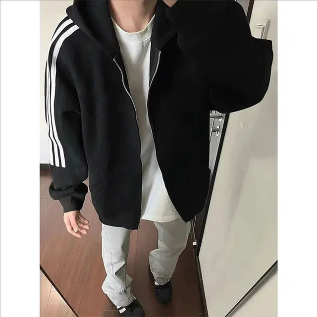 徐百货 双拉链设计感美式复古重磅高级感卫衣 男女同款