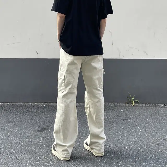 徐百货 美式设计感潮流百搭户外防水防风直筒裤潮牌宽松休闲裤工装裤 男女同款