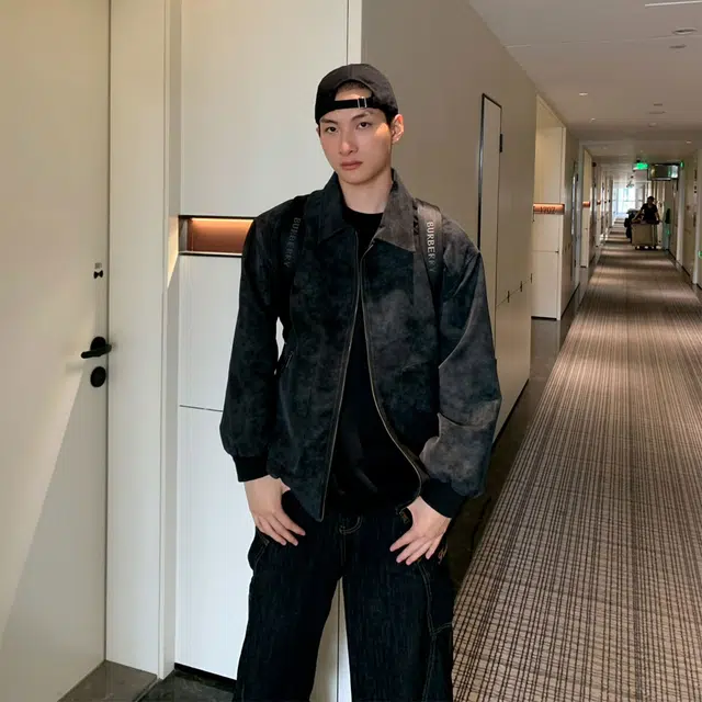 徐百货  扎染美式高街春秋季潮牌休闲百搭情侣日常通勤潮流重磅宽松外套衣服棒球服 男女同款