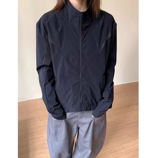 徐百货 美式复古正肩立领外套夏季轻薄高级感百搭夹克防晒服 男女同款
