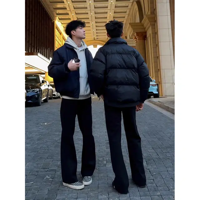 徐百货 修身直筒微喇简约休闲裤 男女同款