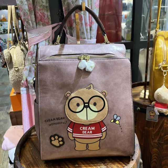 CREAM BEAR ins PU