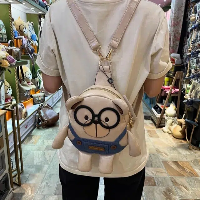 CREAM BEAR PU
