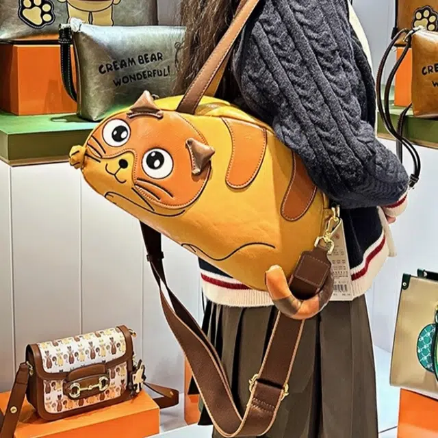 CREAM BEAR PU