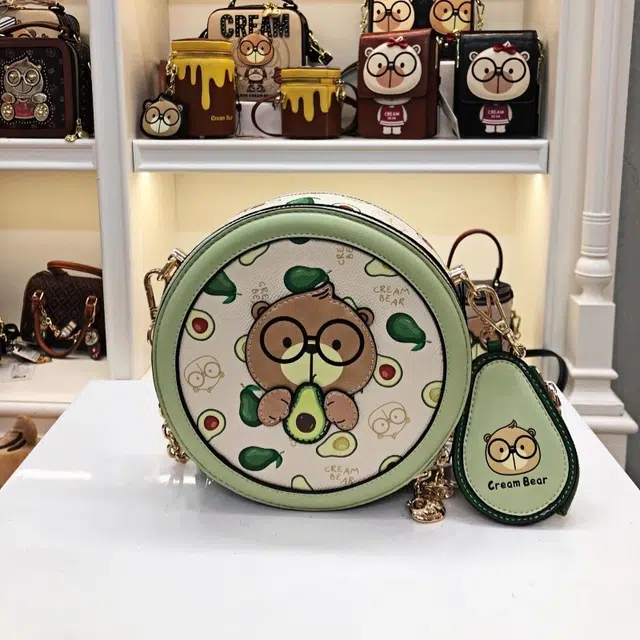 CREAM BEAR PVC
